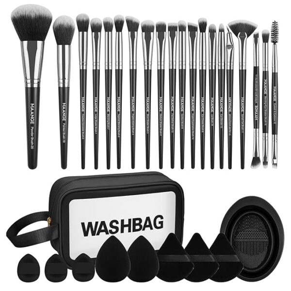 5%OFF MAANGE Makeup Brush Set 30 Pcs Premium Synthetic Makeup Brushes